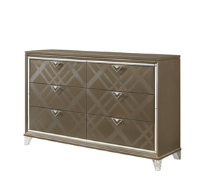 Skylar Dark Champagne Dresser