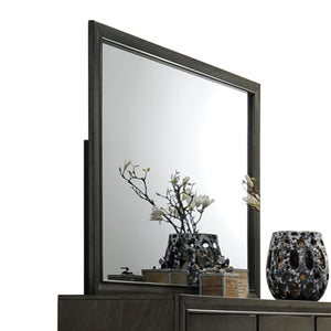 Carine II Gray Mirror