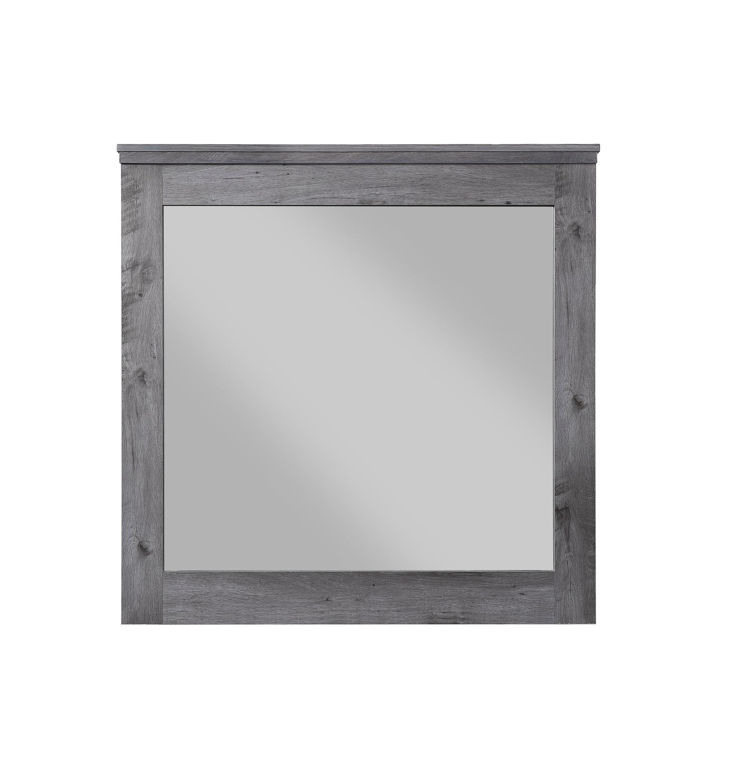 Vidalia Rustic Gray Oak Mirror