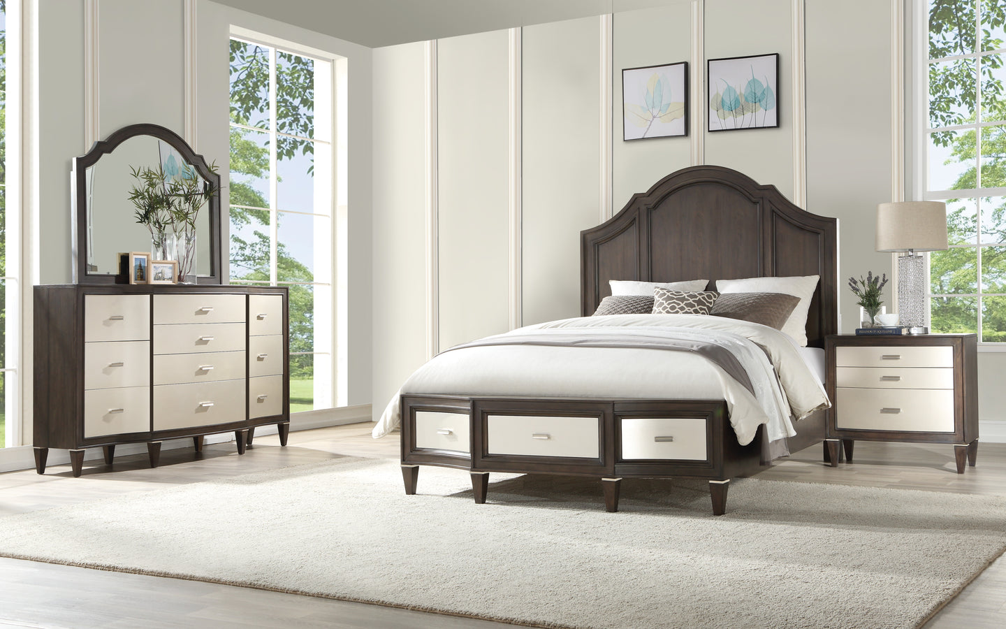 Peregrine Walnut California King Bed