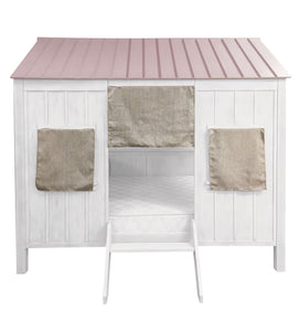 Spring Cottage White & Pink Full Bed
