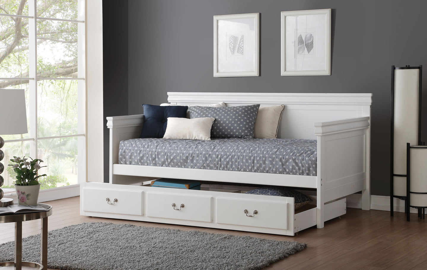 Bailee White Daybed (Twin Size)