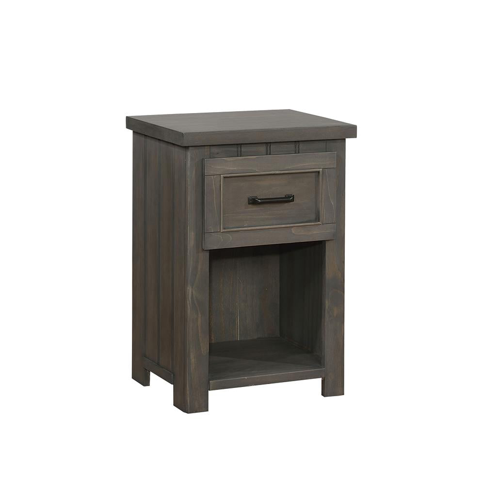 Napoleon Rustic Gun Smoke Nightstand