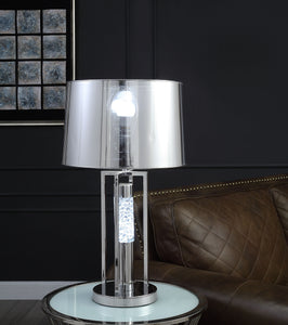 Olsen Clear Acrylic & Chrome Table Lamp