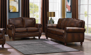 Montbrook Traditional Brown Two-Piece Living Room Set
