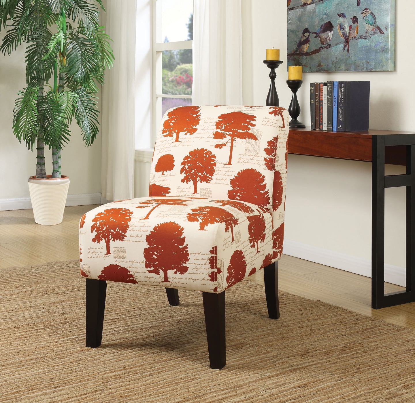 Ollano Tree Fabric Accent Chair