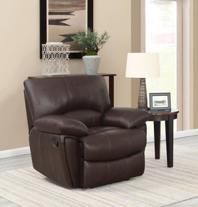 Clifford Motion Dark Brown Glider Recliner