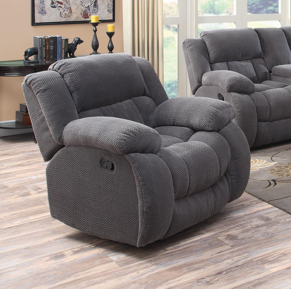 Weissman Grey Glider Recliner