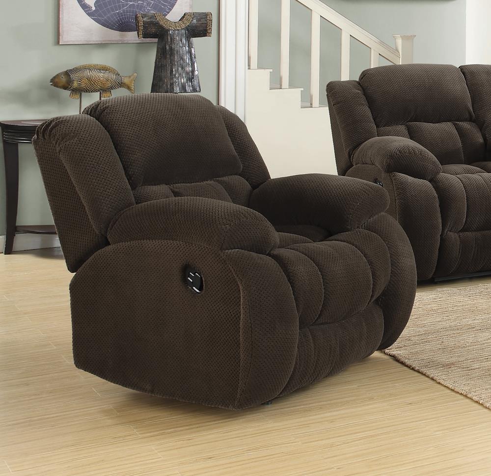 Weissman Brown Glider Recliner