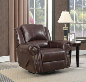 Sir Rawlinson Traditional Tobacco Glider Recliner