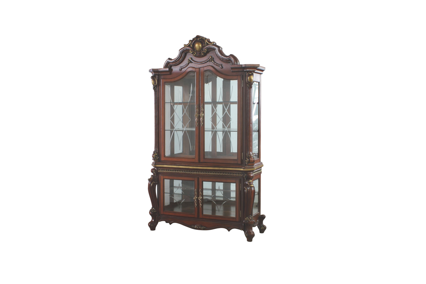 Picardy Cherry Oak Curio Cabinet