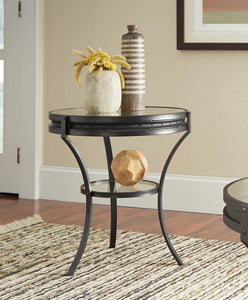 Industrial Black Side Table