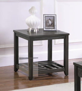 Rustic Grey Side Table