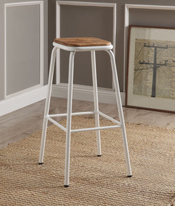 Scarus Natural & White Bar Stool