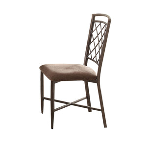 Aldric Fabric & Antique Side Chair
