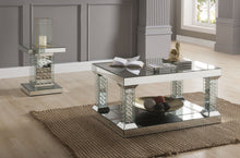 Load image into Gallery viewer, Nysa Mirrored &amp; Faux Crystals Coffee Table
