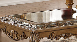 Orianne Mirrored & Antique Gold Coffee Table