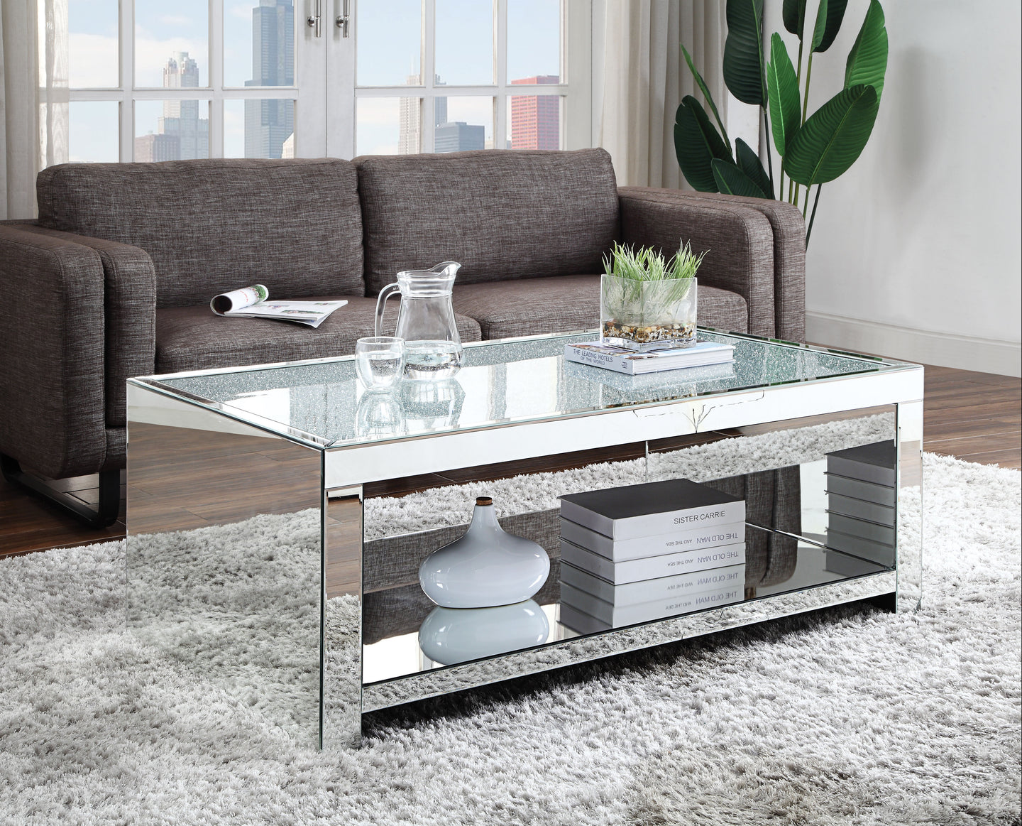 Malish Mirrored Coffee Table