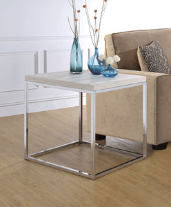 Snyder Chrome End Table