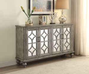 Velika Weathered Gray Console Table