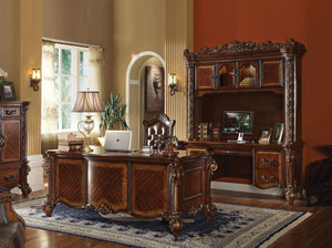 Vendome Cherry Computer Desk & Hutch