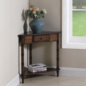 Cherry Corner Accent Table