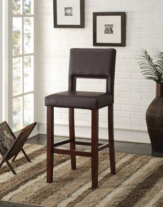 Reiko Espresso PU & Espresso Bar Chair (1Pc)