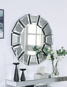 Nowles Mirrored & Faux Stones Wall Decor