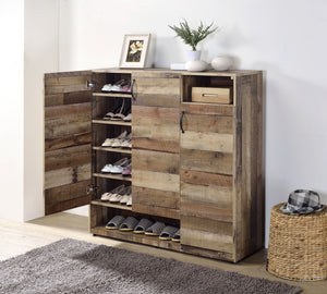 Howia Rustic Gray Oak Cabinet